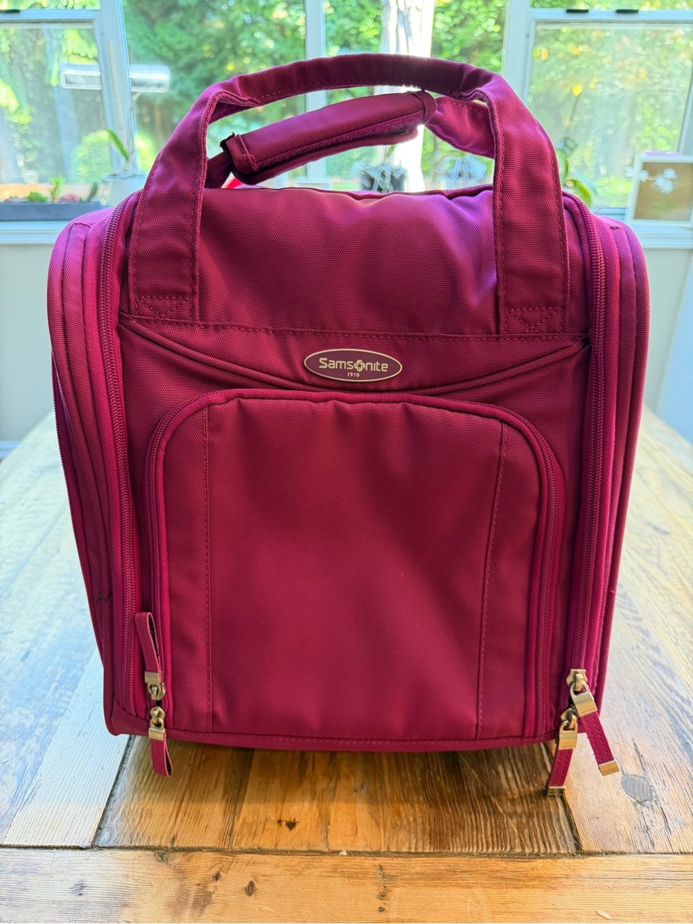 Samsonite Women's Travel Toiletry Bag in Magenta